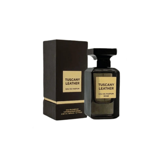Fragrance World Tuscany Leather EDP 2.7 oz  Unisex Spray  (NOT SEALED)