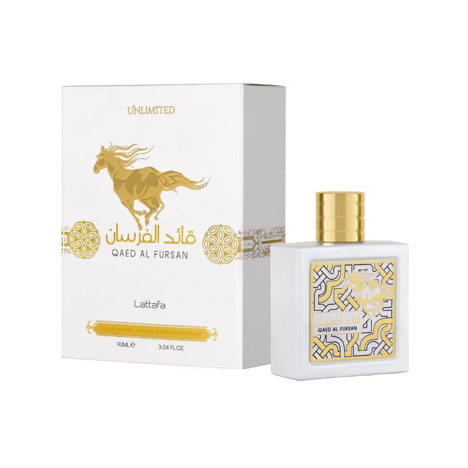 Lattafa Qaed Al Fursan Unlimited by Lattafa Eau De Parfum Spray (Unisex) 3.04 oz for Men