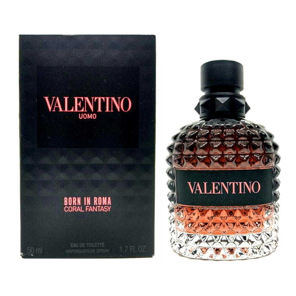 Valentino Uomo Born in Roma Coral Fantasy EDT 1.7 oz Men Spray (NOT SEALED)
