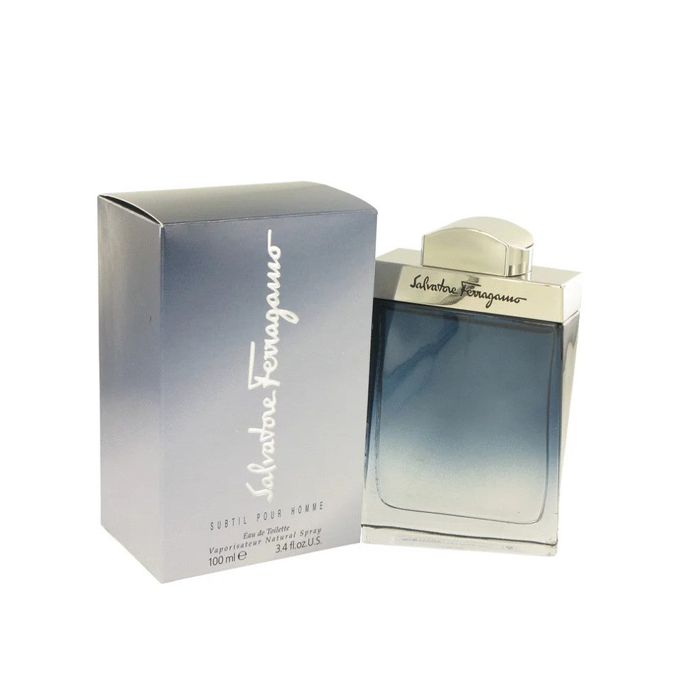 Salvatore Ferragamo Subtil Pour Homme EDT 3.4 oz Men's Spray (NOT SEALED)