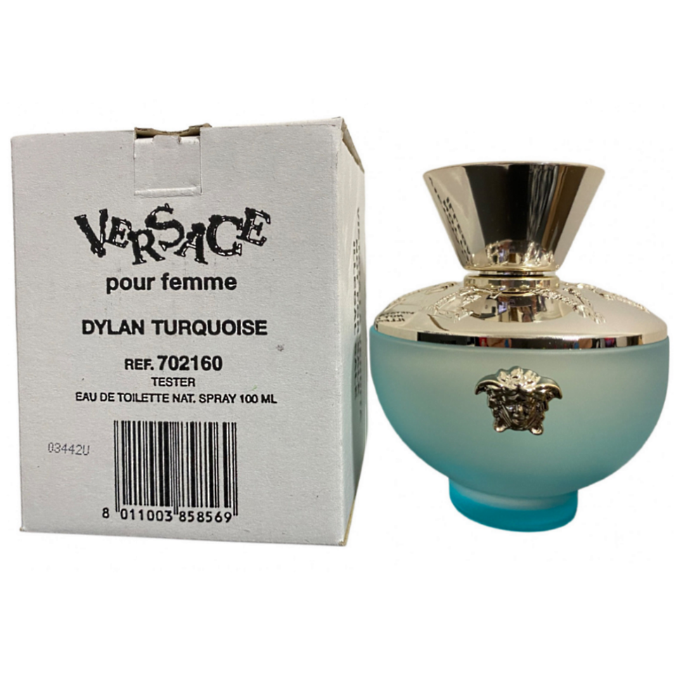 Versace Dylan Turquoise Eau de Toilette 3.3 oz / 100 ml Spray - WHITE BOX