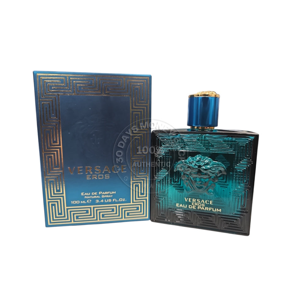 Versace Eros Eau de Parfum 3.4 oz / 100 ml Spray For Men  (Open Box)