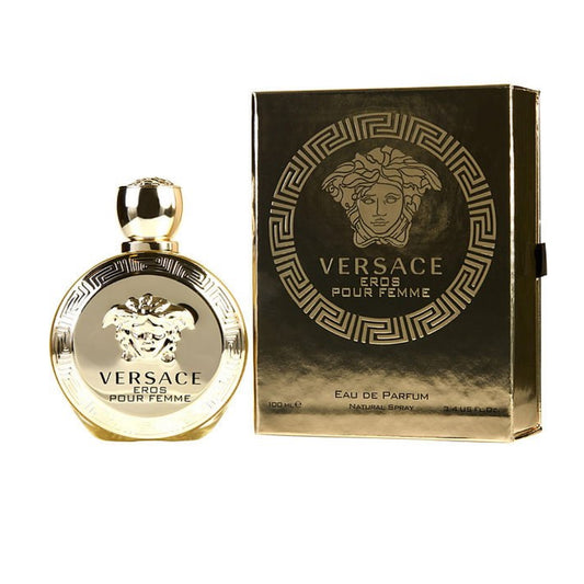 Versace Eros Pour Femme 3.4 oz / 100 ml Spray EDP For Women *NOT SEALED*