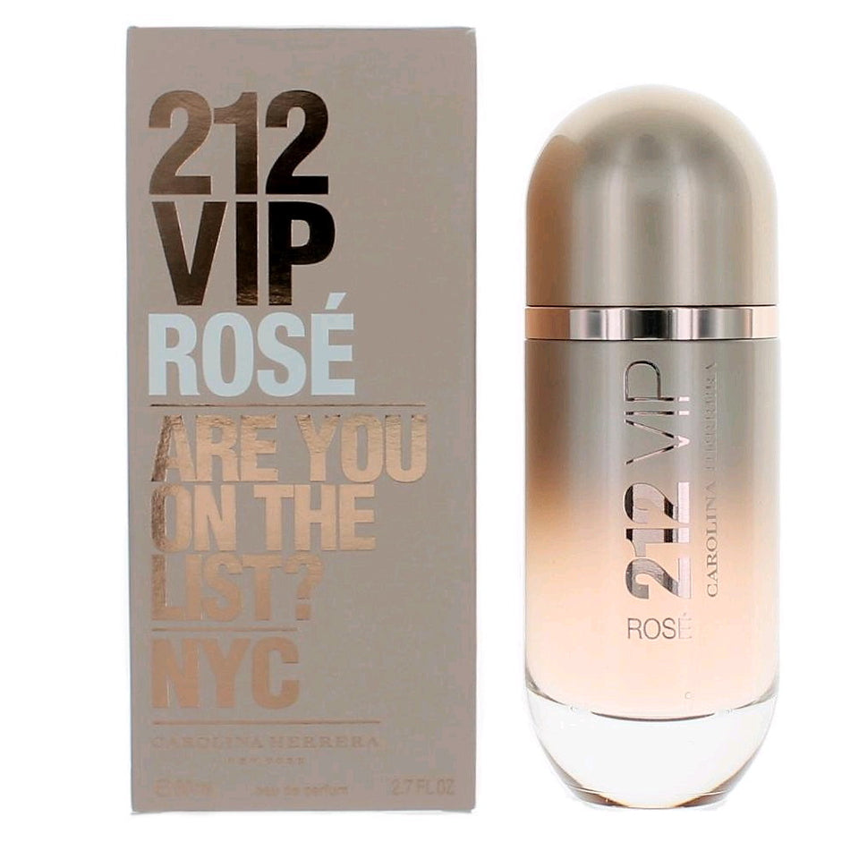 Carolina Herrera 212 Vip Rose Eau de Parfum Spray for Women, 2.7 Ounce