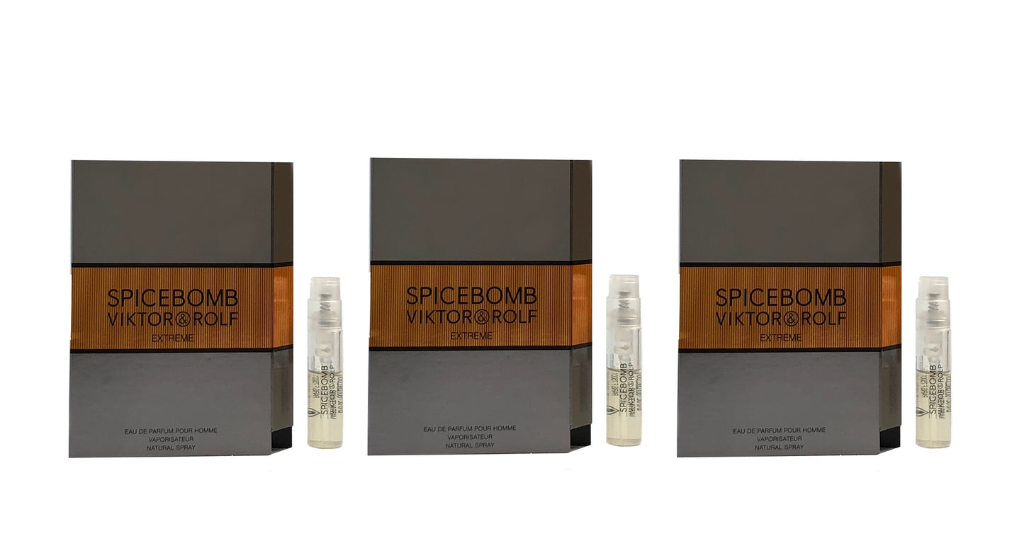 Viktor & Rolf Spicebomb Extreme Pour Homme 1.2 ml EDT Vials (set of 3)