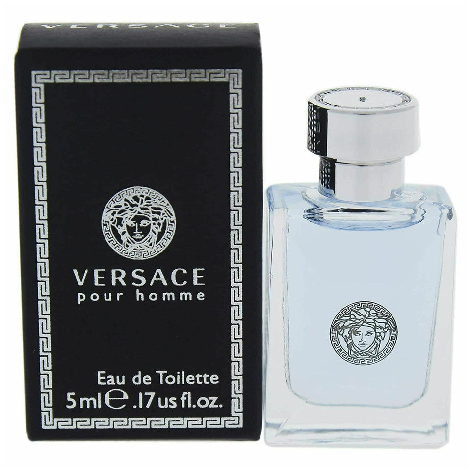 Versace Pour Homme Eau De Toilette 0.17 oz / 5 ml Mini Splash For Men