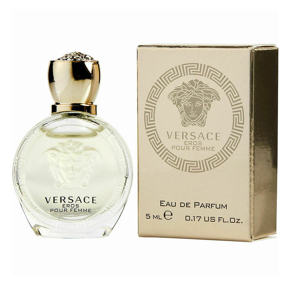 VERSACE EROS POUR FEMME * Versace 0.17 oz / 5 ml Mini EDP Women Perfume Splash