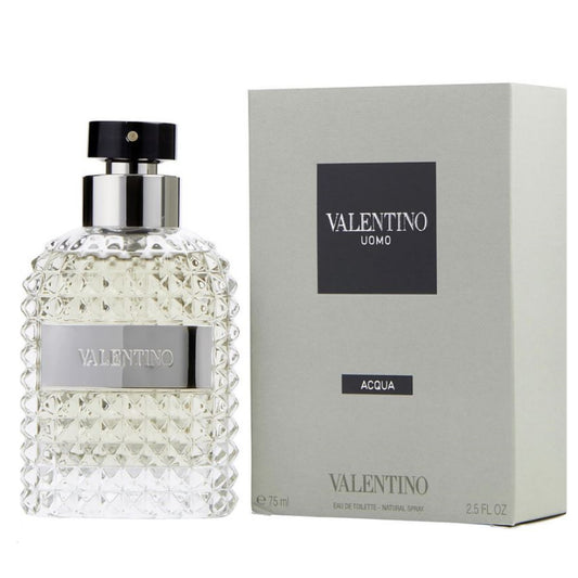 Valentino Uomo Acqua EDT 2.5 oz / 75 ml Men Spray (Not Sealed)