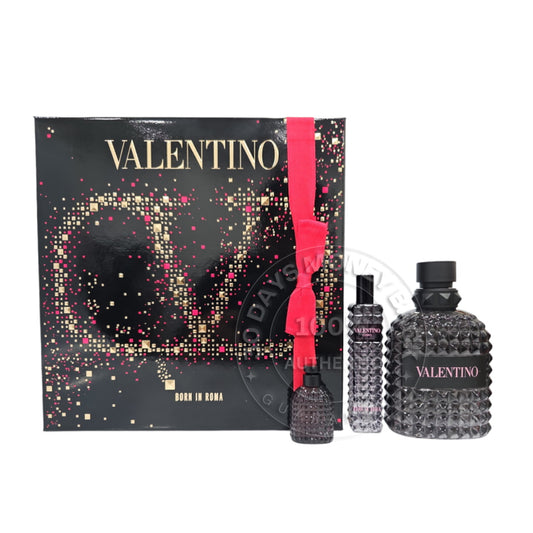 Valentino Uomo Born in Roma Eau de Toilette 3 Pc Men's Gift Set