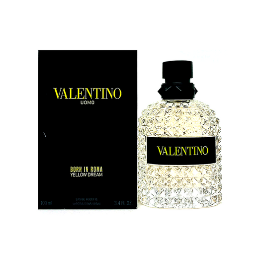 Valentino Uomo Born in Roma Yellow Dream EDT 3.4 oz / 100 ml Men's Spray