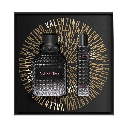 Valentino Uomo Born in Roma EDT 2 Piece Gift Set For Men - 3.4 oz & 0.5 oz