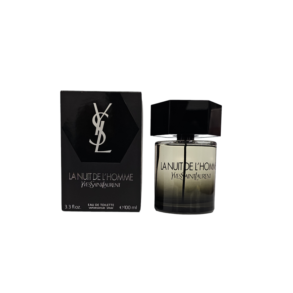 Yves Saint Laurent La Nuit De L'Homme EDT 3.3 oz Spray Men (Damaged Box)