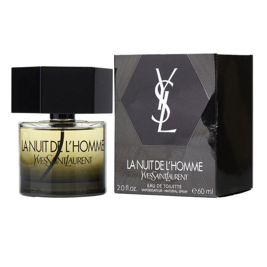 Yves Saint Laurent La Nuit De L'Homme 2 oz / 60 ml Eau De Toilette Spray