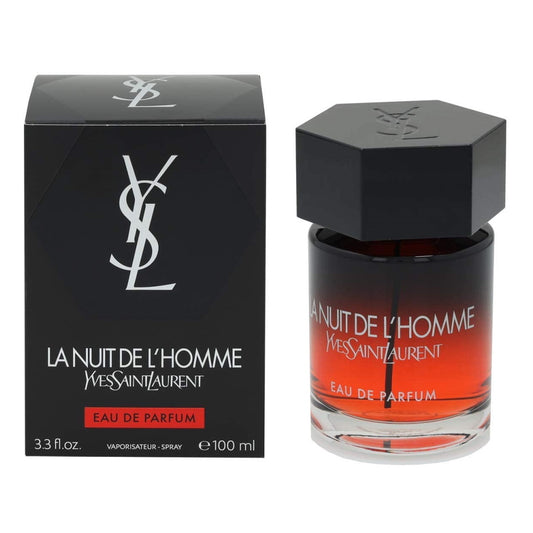 YSL La Nuit De L'Homme EDP 3.3 oz Spray For Men (Not Sealed)