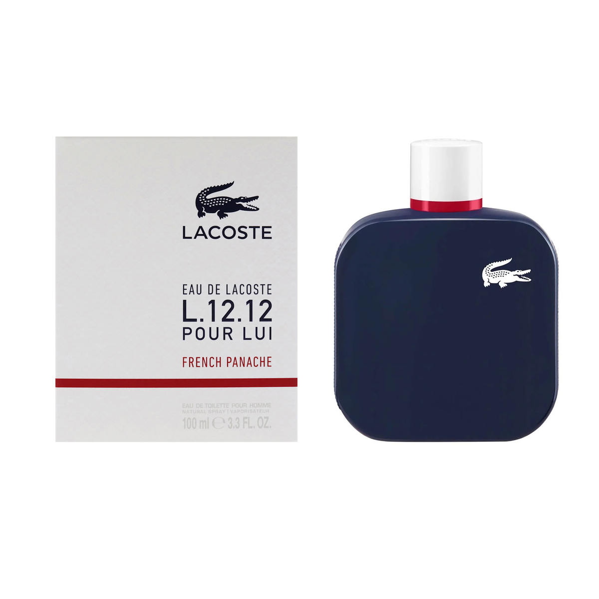 Lacoste L.12.12 French Panache Pour Lui EDT for Men 3.3 oz  / 100 ml