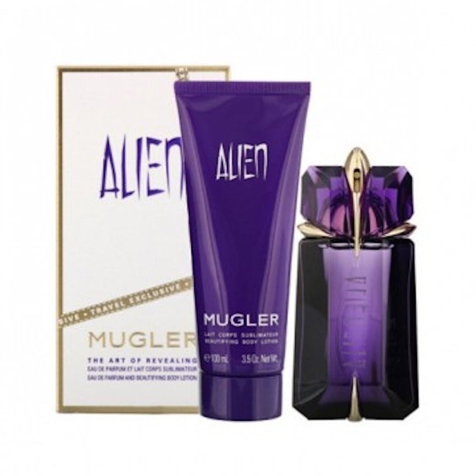 ALIEN by Thierry Mugler EDP 2PC Gift Set (EDP 60ml Spray / BL 100ml) W ...