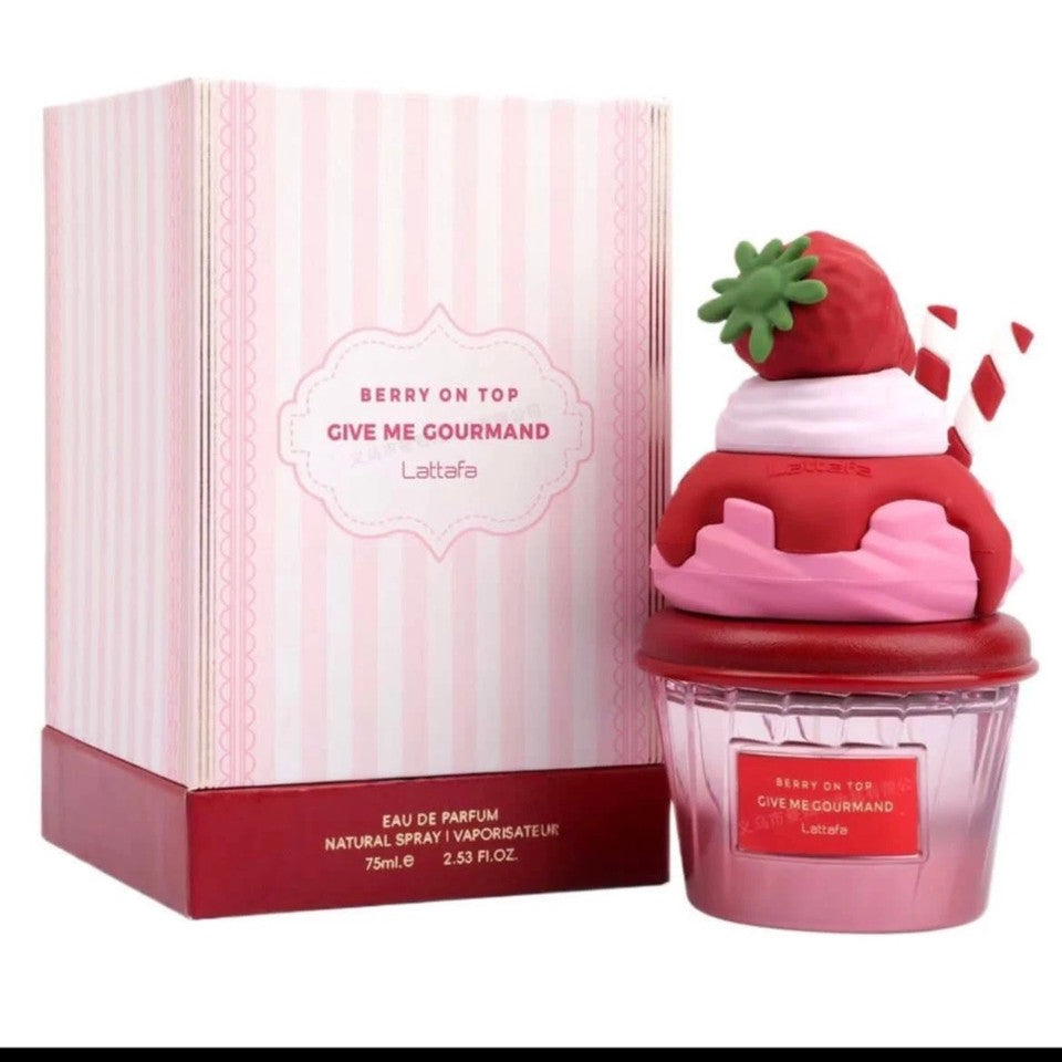 Lattafa Give Me Gourmand Berry On Top EDP 2.53 oz / 75 ml Unisex Spray