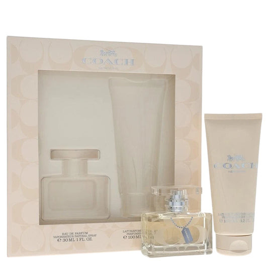 Coach Signature 2PC Gift Set 1 oz EDP Spray + 3.3 oz Body Lotion For Women