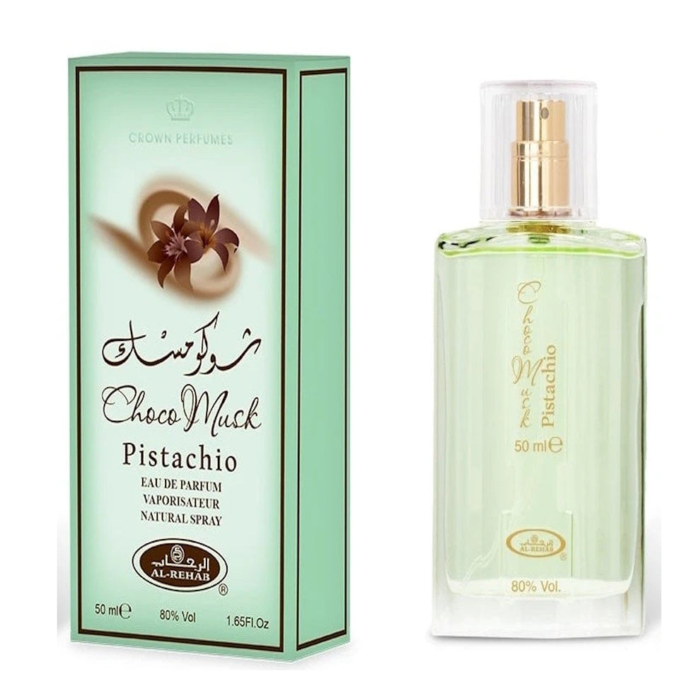 Al-Rehab Choco Musk Pistachio Eau De Parfum 1.65 oz / 50 ml Spray
