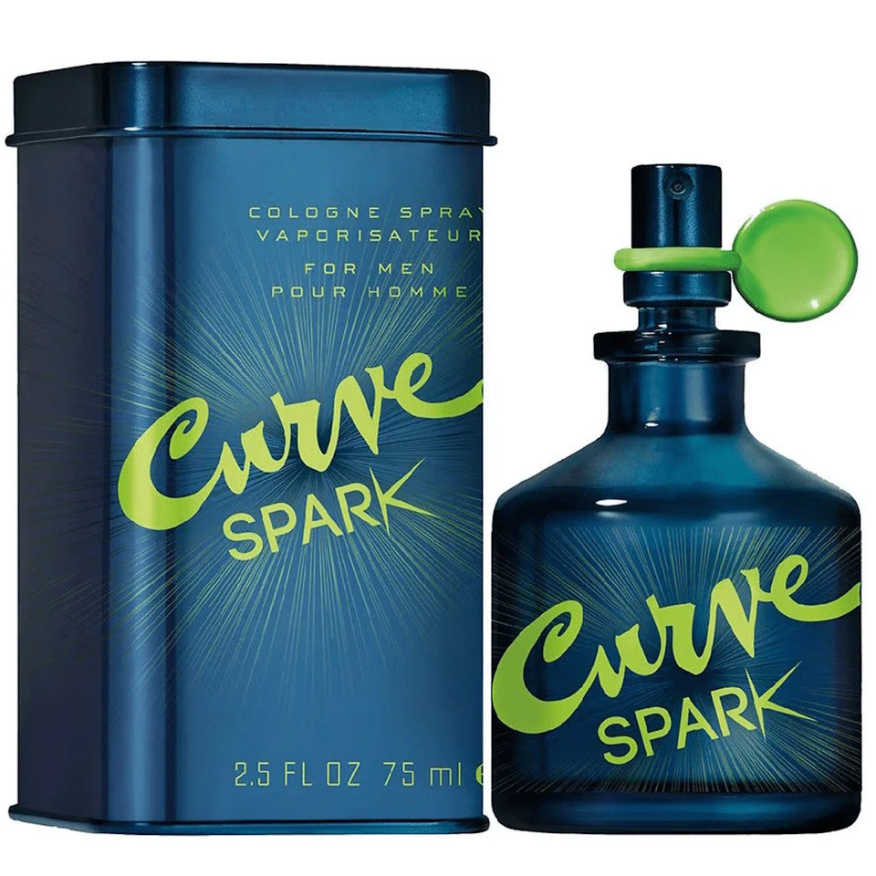 Curve Spark Cologne By Liz Claiborne 2.5 oz / 75 ml Spray For Men