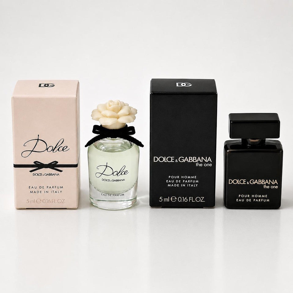 Dolce & Gabbana The One + Dolce EDP 5ml Mini Perfume Set of 2