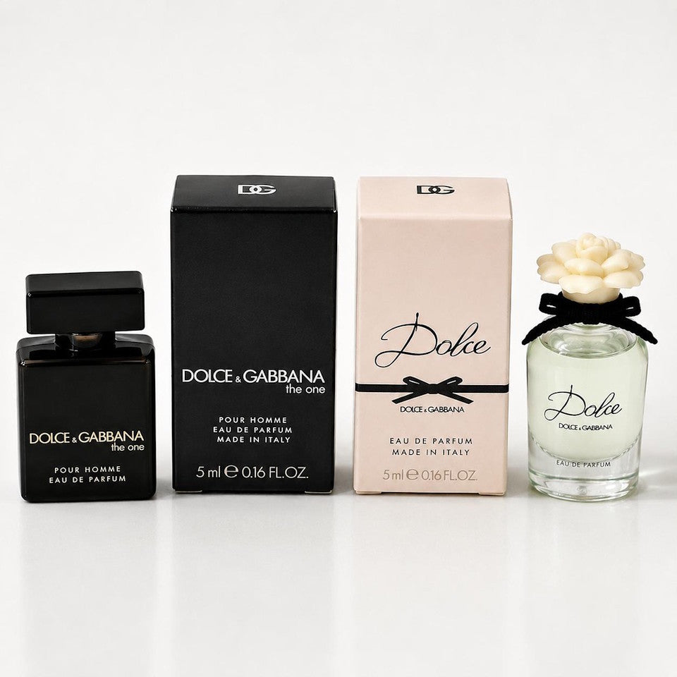 Dolce & Gabbana The One + Dolce EDP 5ml Mini Perfume Set of 2