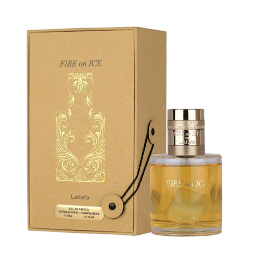 FIRE on ICE by Lattafa Eau De Parfum 3.7 oz / 110 ml Unisex Spray