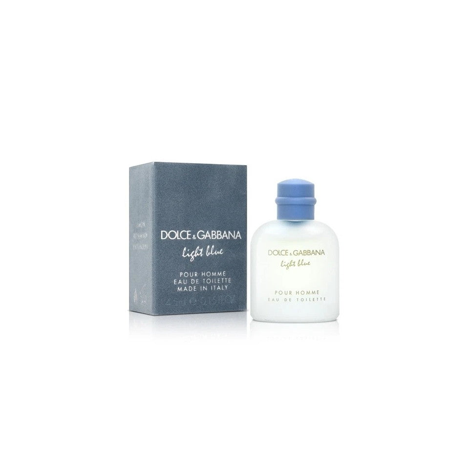 Dolce & Gabbana Light Blue Pour Homme EDT 0.15 oz / 4.5 ml Travel Splash For Men