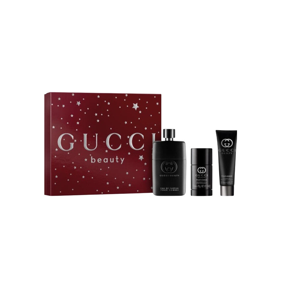 Gucci Guilty Beauty EDP Pour Homme 3 Piece Set For Men