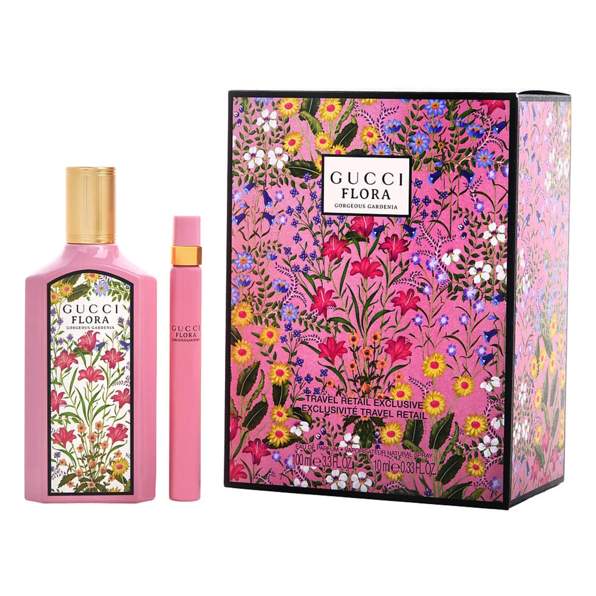 Gucci Flora Gorgeous Gardenia 2 Piece Eau De Parfum Gift Set For Women