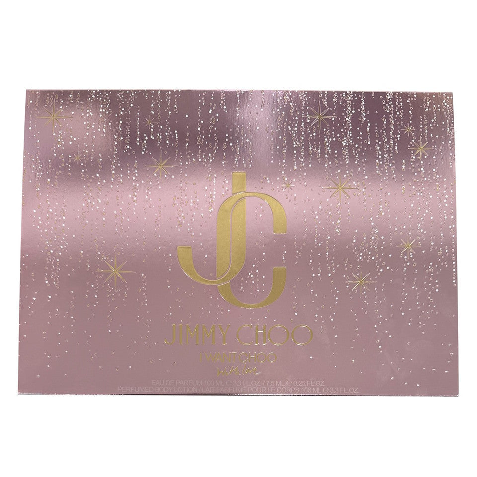 Jimmy Choo I Want Choo WITH LOVE 3PC EDP Gift Set For Women