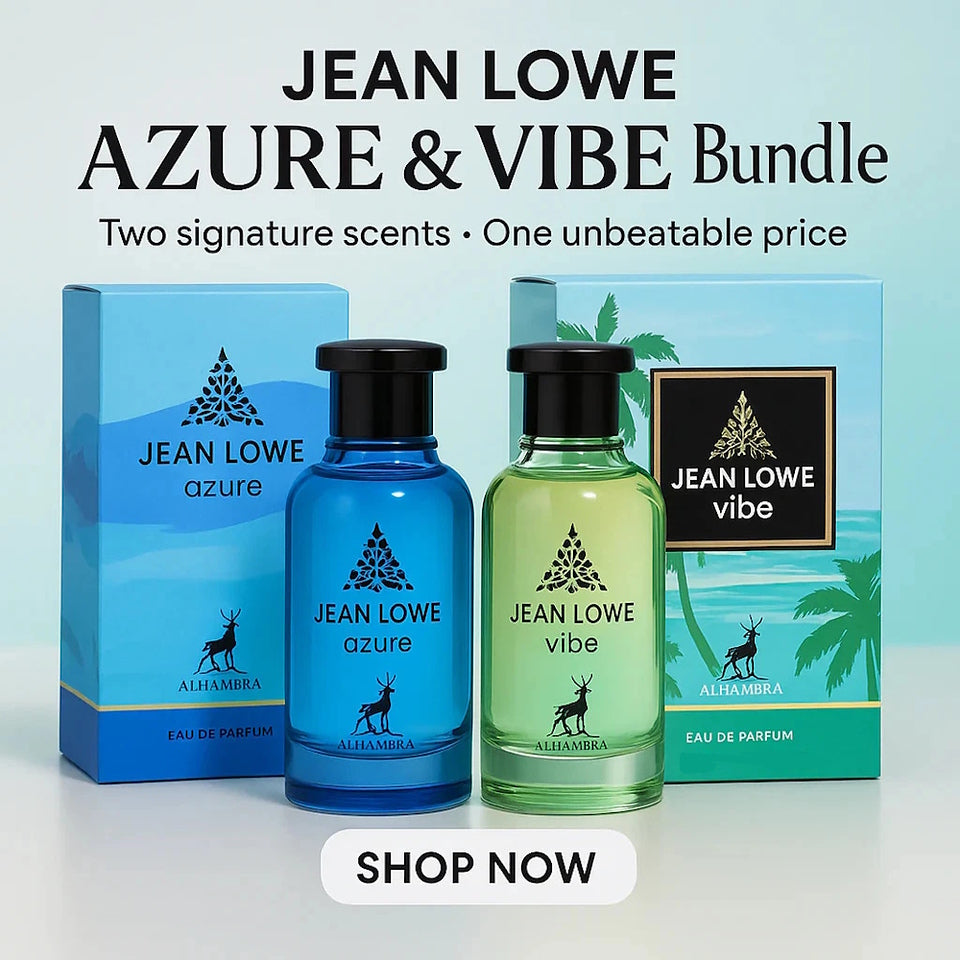 Maison Alhambra Jean Lowe Vibe and Azure 3.4 oz / 100 ml EDP Unisex Spray (Combo)