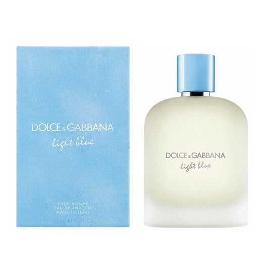 Dolce & Gabbana Light Blue Pour Homme EDT 6.7 oz Spray For Men *NEW PACKING*