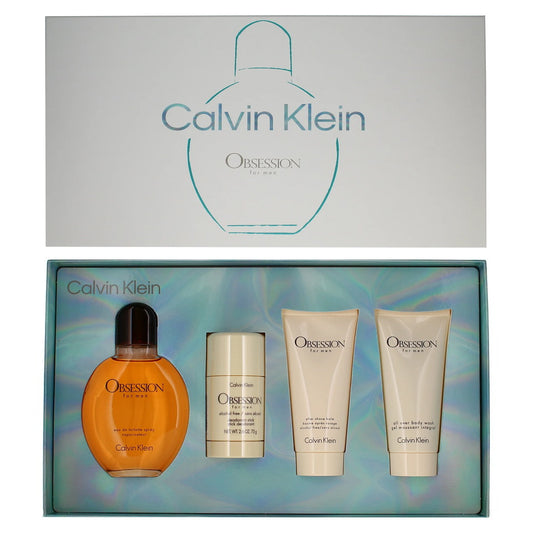 Calvin Klein Obsession 4 Pcs Gift Set For Men (Father's Day Special)
