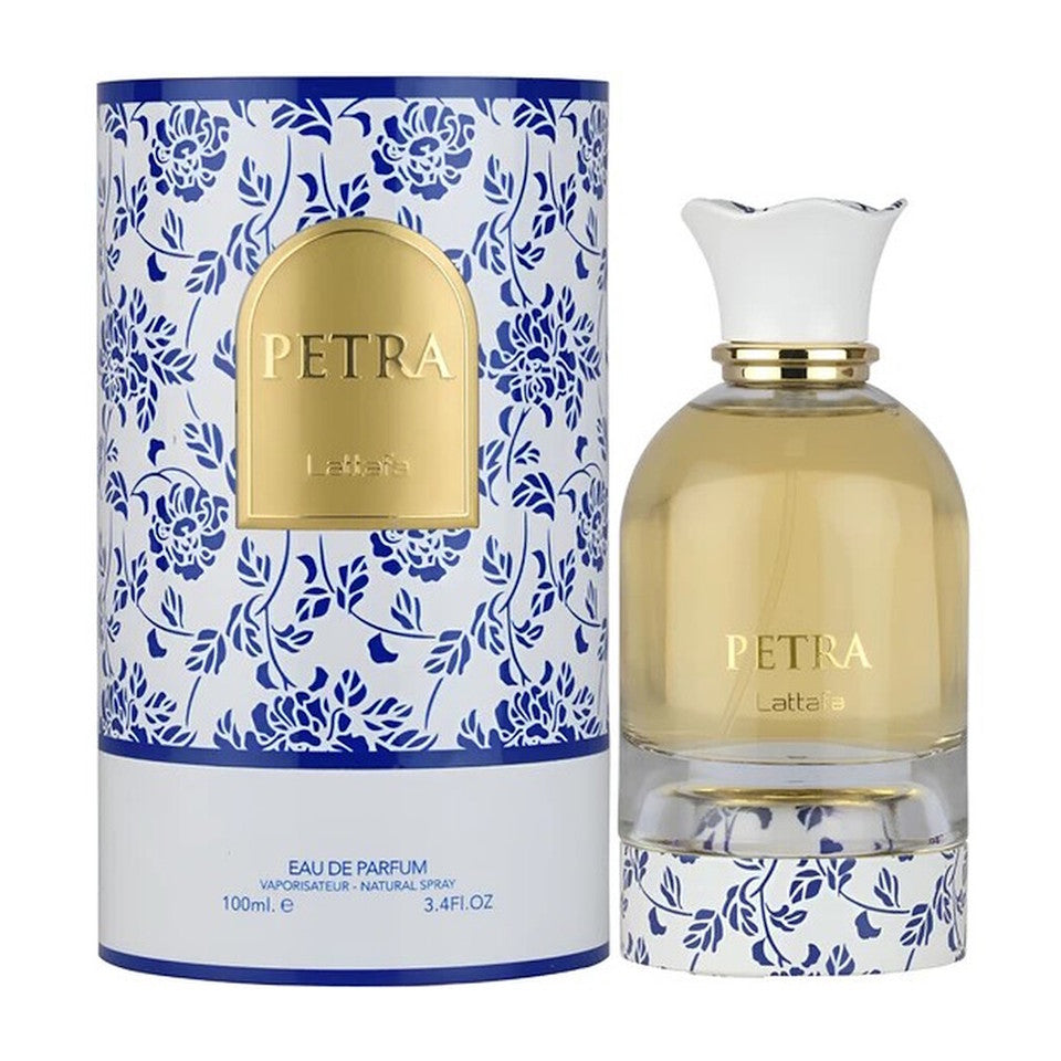 Lattafa PETRA Unisex  3.4 oz / 100 ml Eau De Parfum Spray