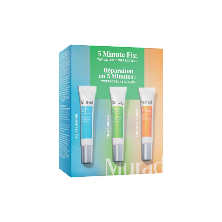 Murad 5 Minute Fix- Targeted Pore & Wrinkle Corrector, Eye Depuffer 5 ml Each