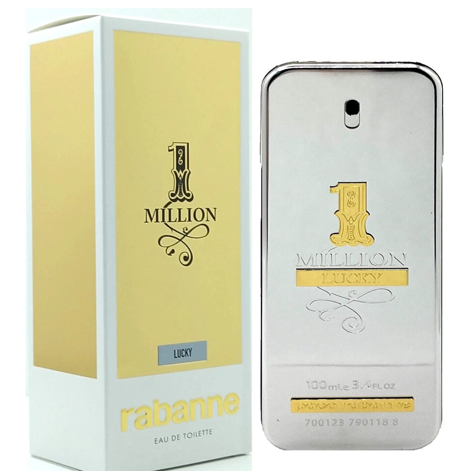 Paco Rabanne One Million Lucky Eau de Toilette 3.4 oz /100 ml Spray for Men