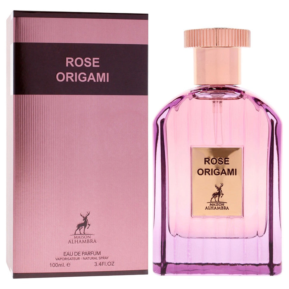 Maison Alhambra Rose Origami Eau De Parfum 3.4 oz / 100 ml Unisex Spray