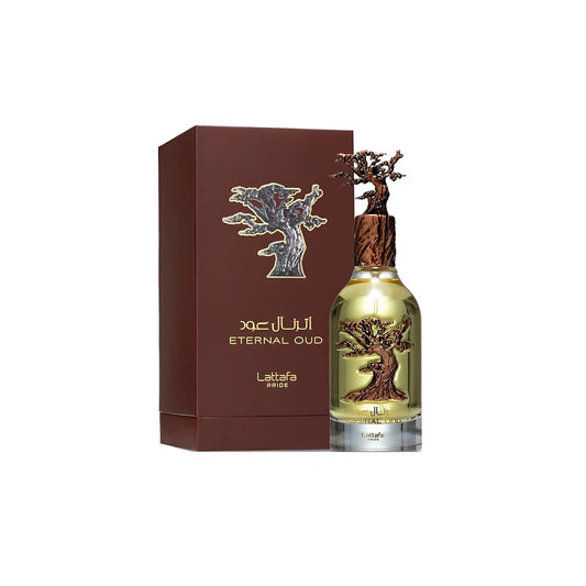 Lattafa 562172 3.4 oz Eternal Oud Pride Eau De Parfum Spray for Unisex