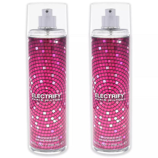 Paris Hilton Electrify Mist 8 oz / 236 ml For Her (Pack of 2)