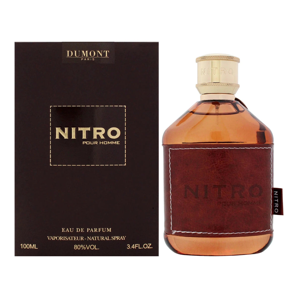 Dumont Paris Nitro Pour Homme Eau de Parfum 3.4 oz / 100 ml Spray For Men