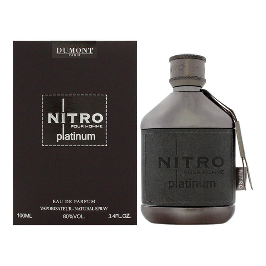Dumont Paris Nitro Platinum Eau de Parfum 3.4 oz / 100 ml Spray For Men