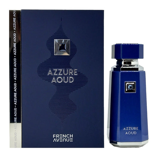 Fragrance World French Avenue Azzure Aoud for Men - 3.4 oz EDP Spray