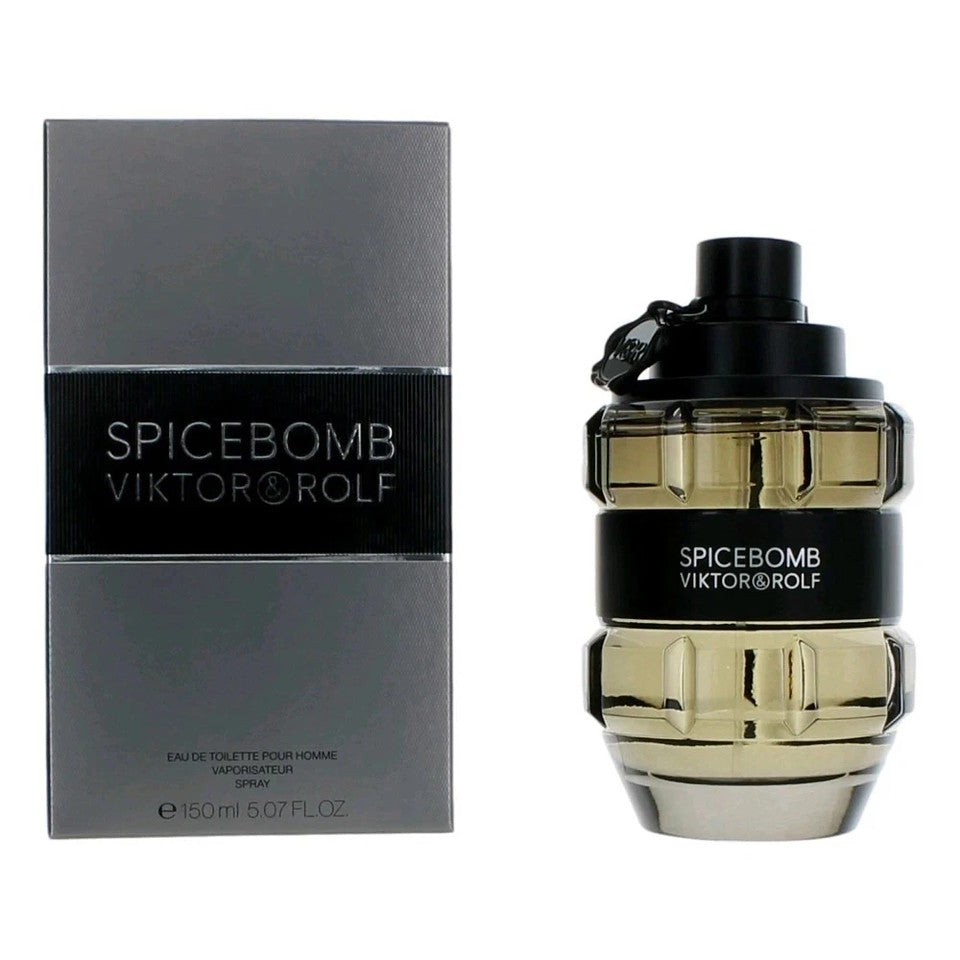 SPICEBOMB By Viktor & Rolf Eau De Toilette 5.0 oz / 150 ml Spray For Men