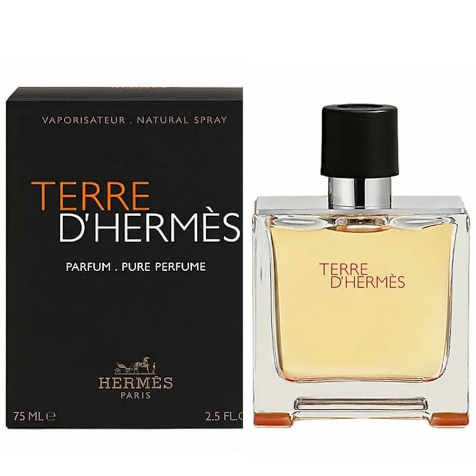 Terre D'Hermes by Hermes Parfum Pure Perfume 2.5 oz / 75 ml for Men