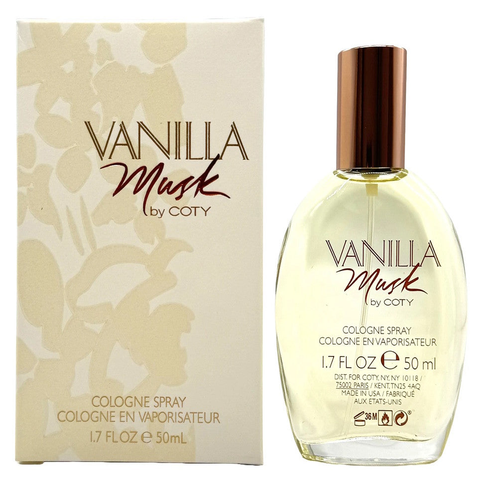 Coty Vanilla Musk Cologne 1.6 oz / 50 ml Spray